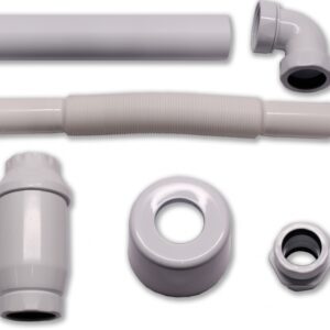 Vattenlås med flexslang för golv